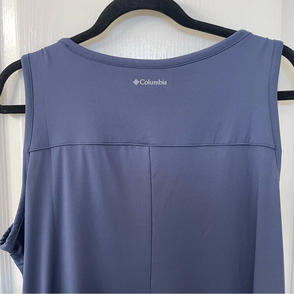 Columbia Deep Blue Sleeveless Midi Dress - Picture 4 of 8